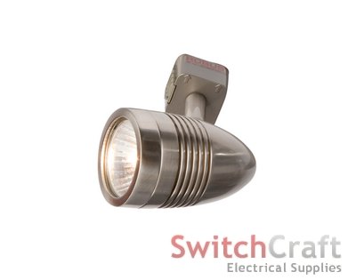 ACORN 50W track spotlight IP20 Brushed chrome